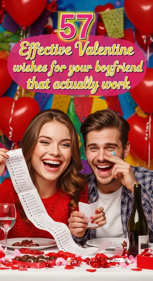 57 Effective Valentine wishes for your boyfriend that actually work