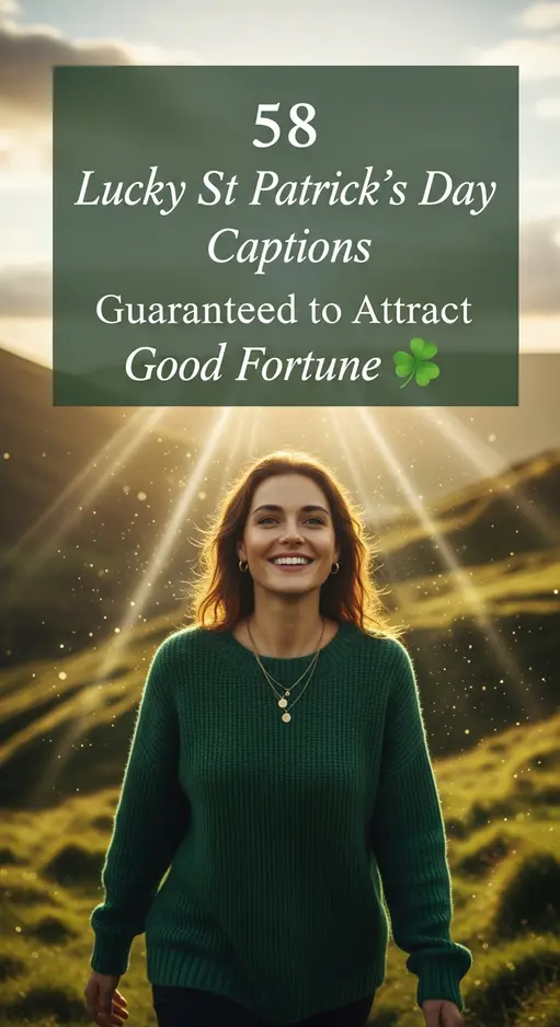 58 Lucky St Patrick’s Day Captions Guaranteed to Attract Good Fortune 🍀