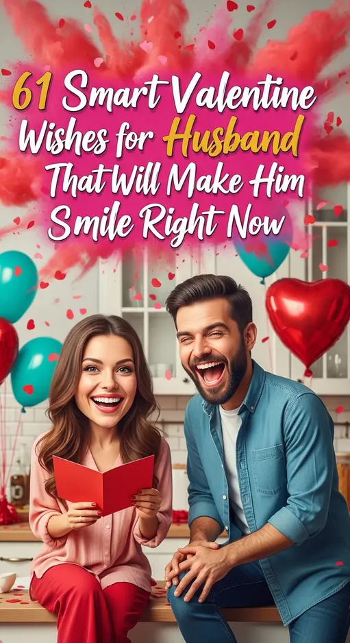 61 Smart Valentine Wishes for Husband That Will Make Him Smile Right Now