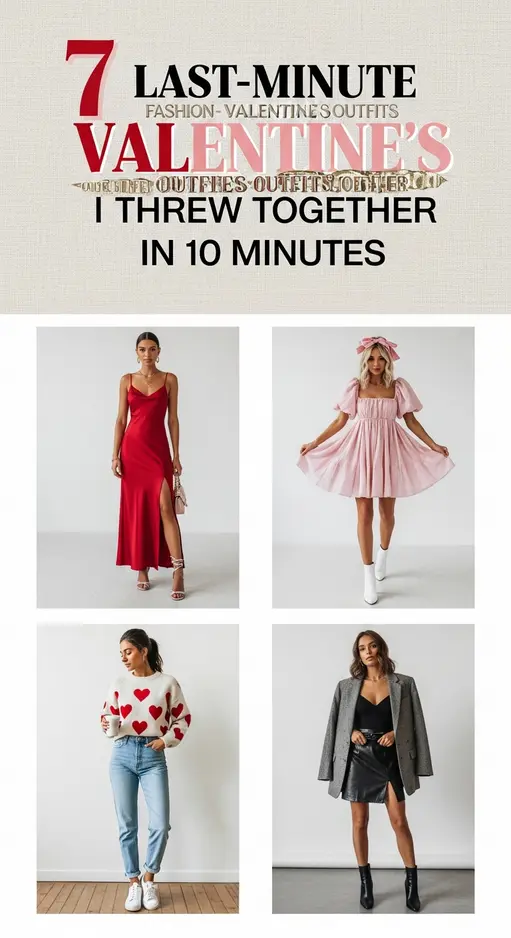 7 Last-Minute Valentine’s Outfits I Threw Together in 10 Minutes