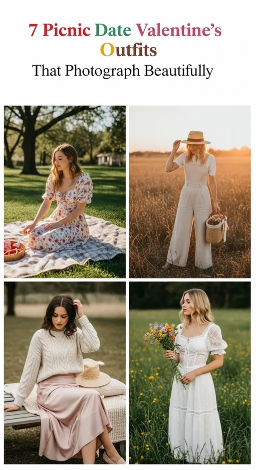 7 Picnic Date Valentine’s Outfits That Photograph Beautifully