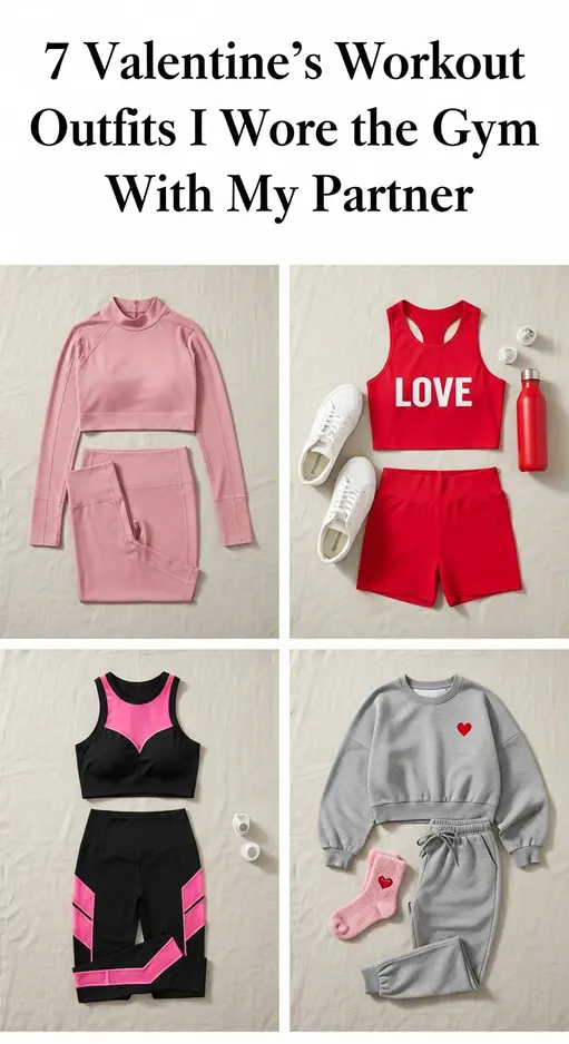 7 Valentine’s Workout Outfits I Wore to the Gym With My Partner