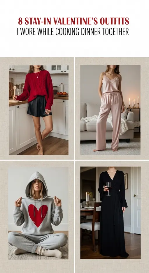 8 Stay-In Valentine’s Outfits I Wore While Cooking Dinner Together