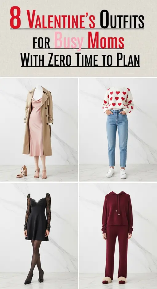 8 Valentine’s Outfits for Busy Moms With Zero Time to Plan