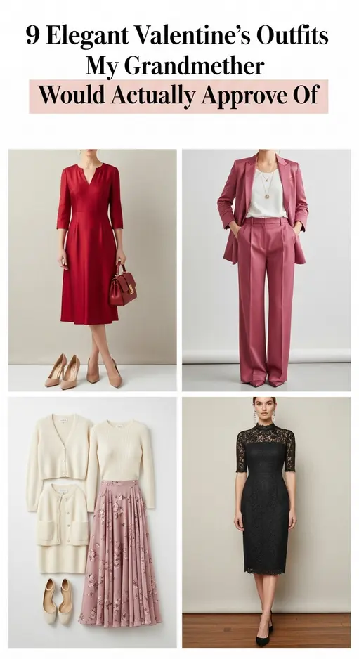 9 Elegant Valentine’s Outfits My Grandmother Would Actually Approve Of