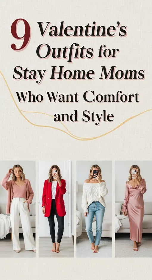 9 Valentine’s Outfits for Stay Home Moms Who Want Comfort and Style