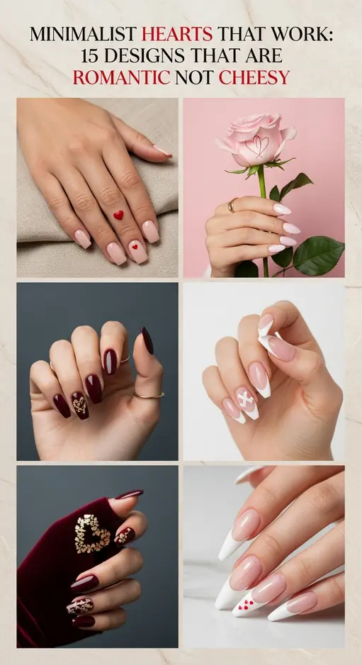 Minimalist Hearts That Work: 15 Designs That Are Romantic Not Cheesy