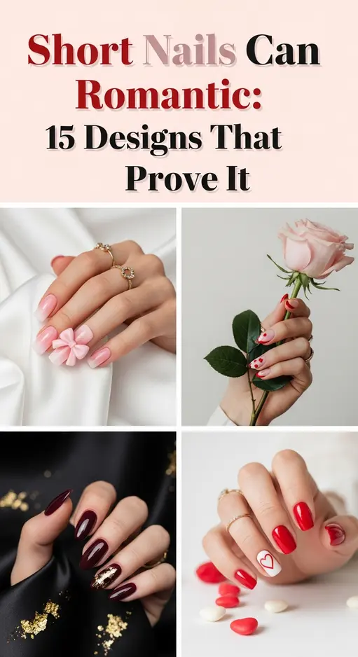 Short Nails Can Be Romantic: 15 Designs That Prove It