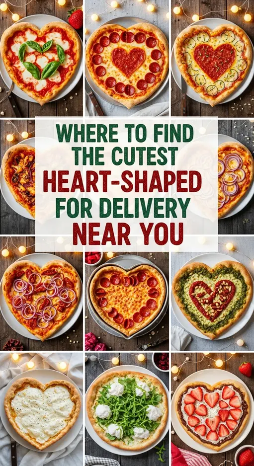 Where to Find the Cutest Heart-Shaped Pizzas for Delivery Near You