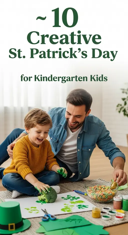 🎩 10 Creative St. Patrick’s Day Crafts That’ll Make Kindergarten Kids Go “Sham-Rockin’!” 🍀