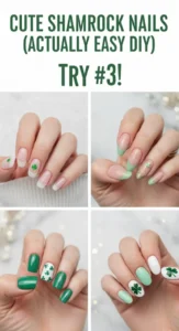 10 Easy Shamrock Nail Art Designs for Beginners at Home -