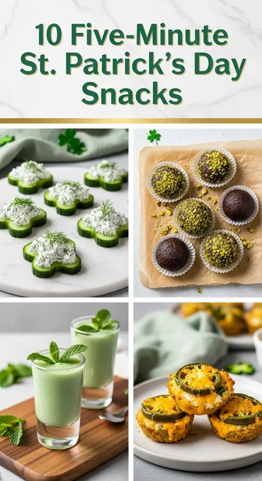 10 Five-Minute St. Patrick’s Day Snacks