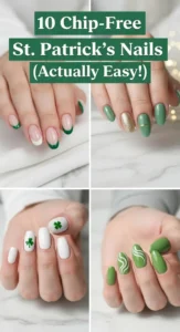 10 Gel St Patrick's Day Nails Staying Chip Free for Weeks -