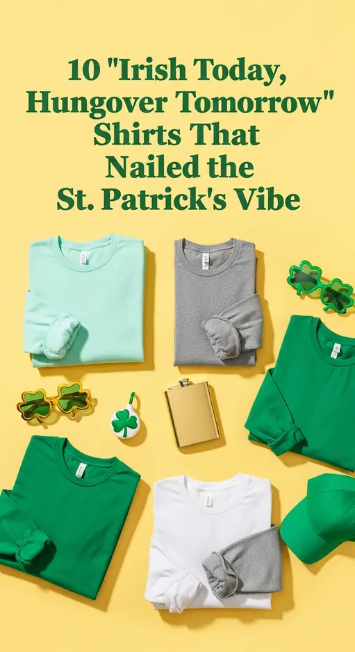 10 “Irish Today, Hungover Tomorrow” Shirts That Nailed the St. Patrick’s Vibe