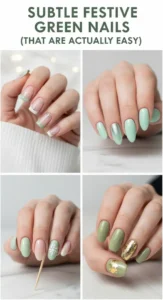 10 Light Green Nails That Are Soft Subtle and Perfectly Festive -