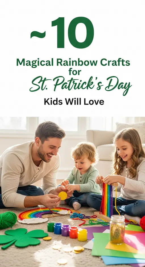 🌈 10 Magical Rainbow Crafts for St. Patrick’s Day That’ll Make Your Home Sham-Rock! 🍀