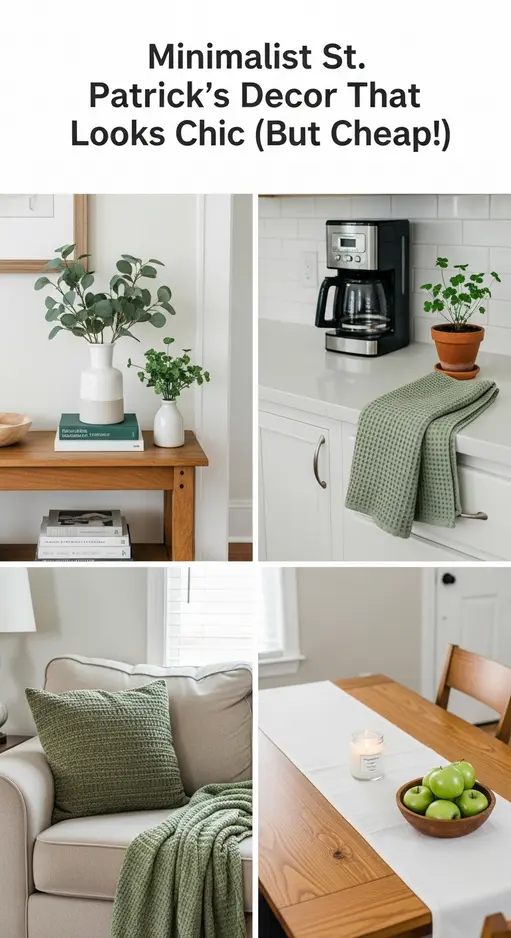 10 Minimalist St. Patrick’s Day Decor Ideas for Modern Homes (Clean and Chic)