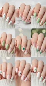 10 Oval St Patrick's Day Nails for Soft Feminine Holiday Aesthetics -