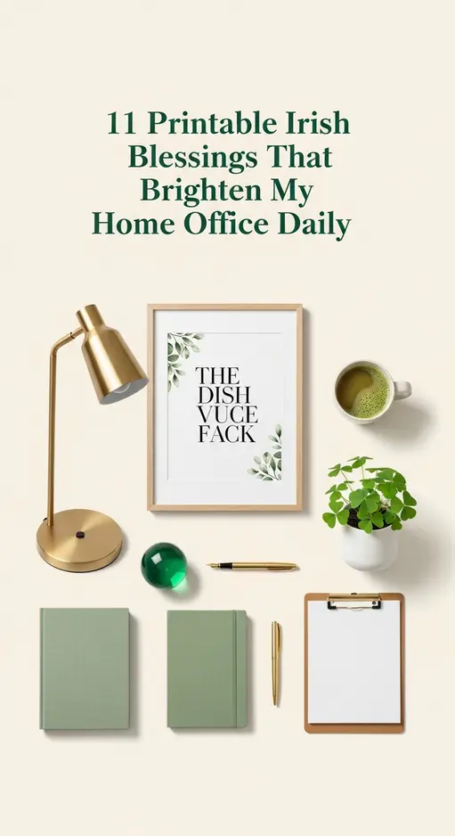 11 Printable Irish Blessings That Brighten My Home Office Daily