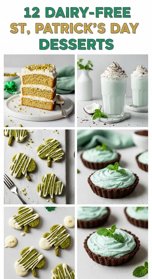12 Dairy-Free St. Patrick’s Day Desserts