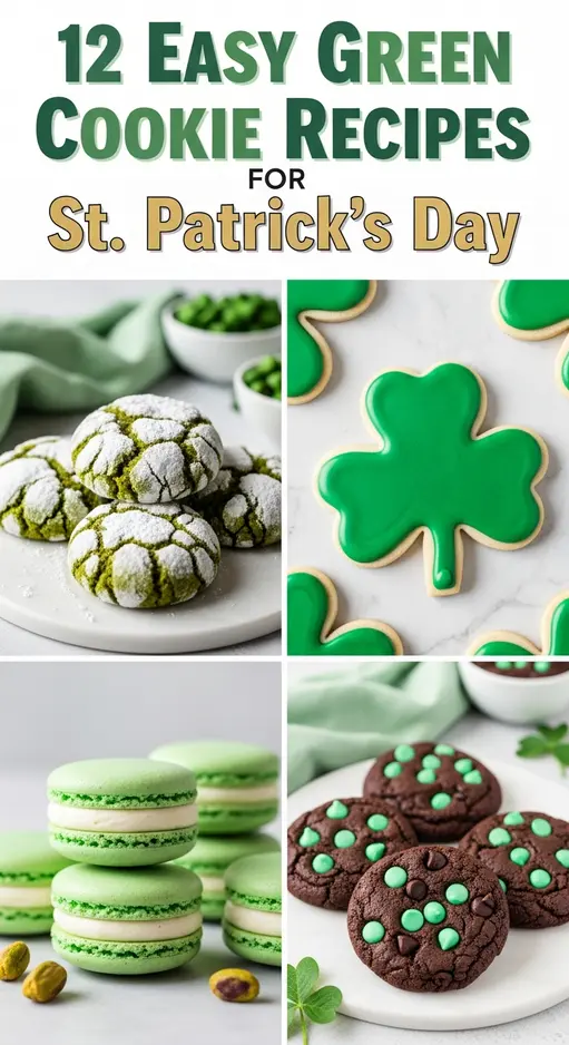 12 Easy Green Cookie Recipes for St. Patrick’s Day