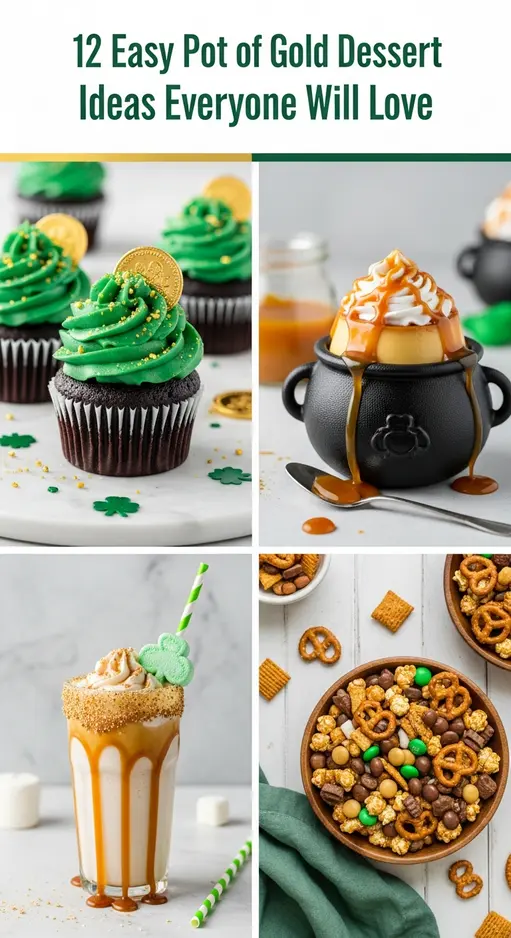 12 Easy Pot of Gold Dessert Ideas Everyone Will Love