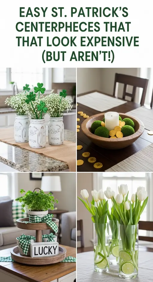 12 Easy St. Patrick’s Day Centerpiece Ideas That WOW Every Guest