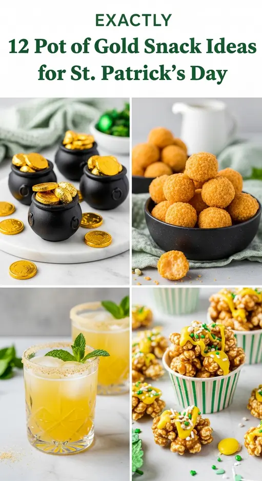 12 Pot of Gold Snack Ideas for St. Patrick’s Day