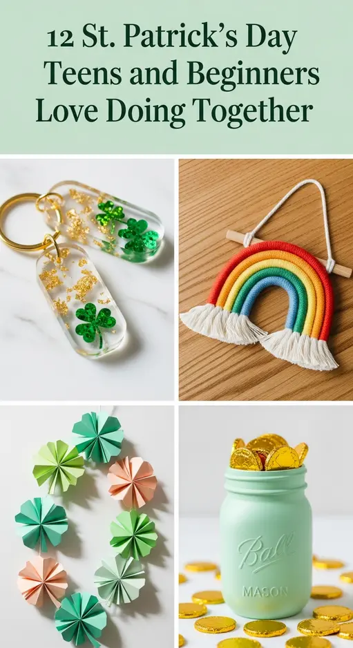 12 St. Patrick’s Day Crafts Teens and Beginners Love Doing Together