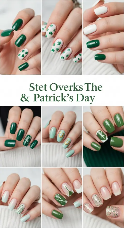 12 St Patrick’s Day Nail Decals for Effortless Festive Manicures