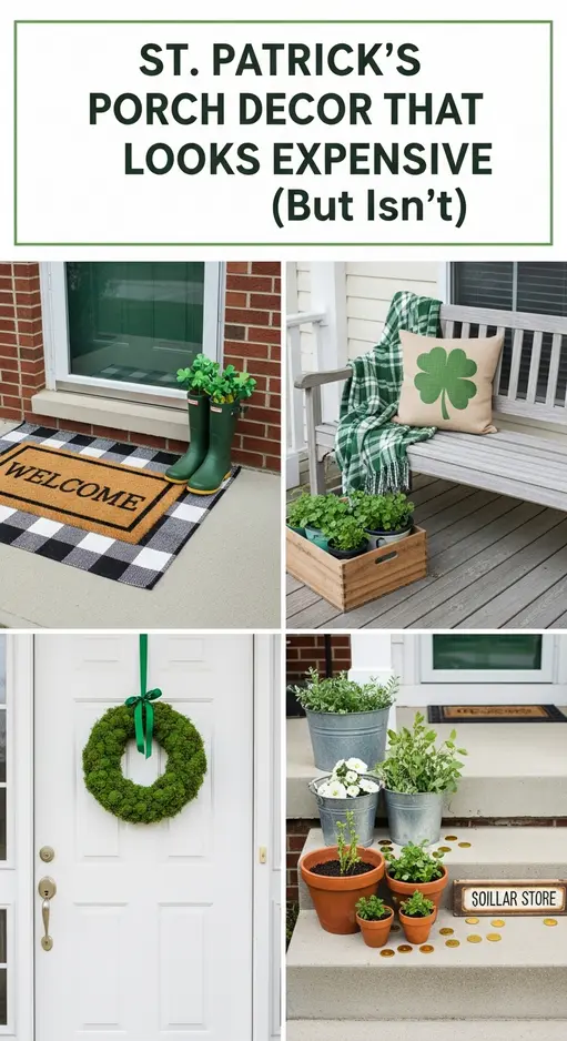 12 St. Patrick’s Day Porch Decor Ideas for the Most Welcoming Entrance on the Block