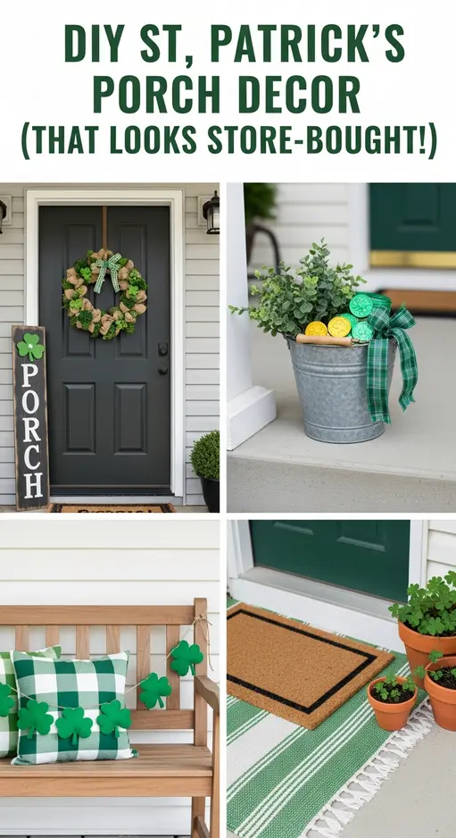 12 St. Patrick’s Day Porch Decorations That Will Make Your Neighbors SWEAR They Were Store-Bought