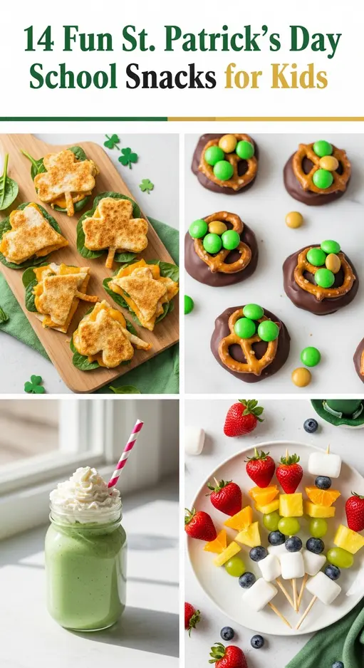 14 Fun St. Patrick’s Day School Snacks for Kids