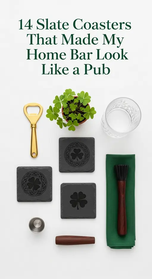 14 Slate Coasters That Made My Home Bar Look Like a Pub