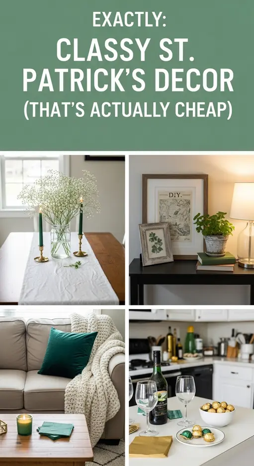 15 Elegant St. Patrick’s Day Party Decorations for Adults That Feel Sophisticated