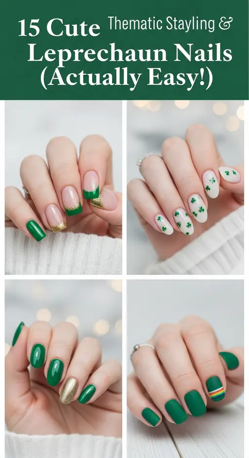 15 Leprechaun Nail Ideas Inspired by Irish Folklore and Mischief