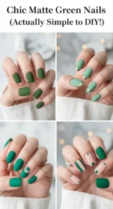 15 Matte Green St Patrick's Nails for Modern Sophisticated Celebrations -