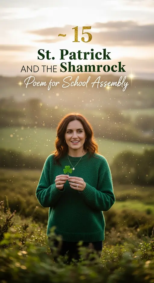 15 St. Patrick and the Shamrock Poem for School Assembly