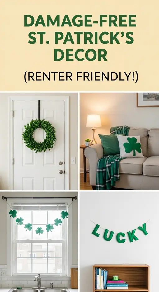 15 St. Patrick’s Day Apartment Decorations That Won’t Damage Your Walls