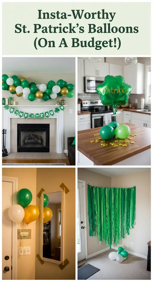 15 St. Patrick’s Day Balloon Decorations Perfect for Instagram Photos