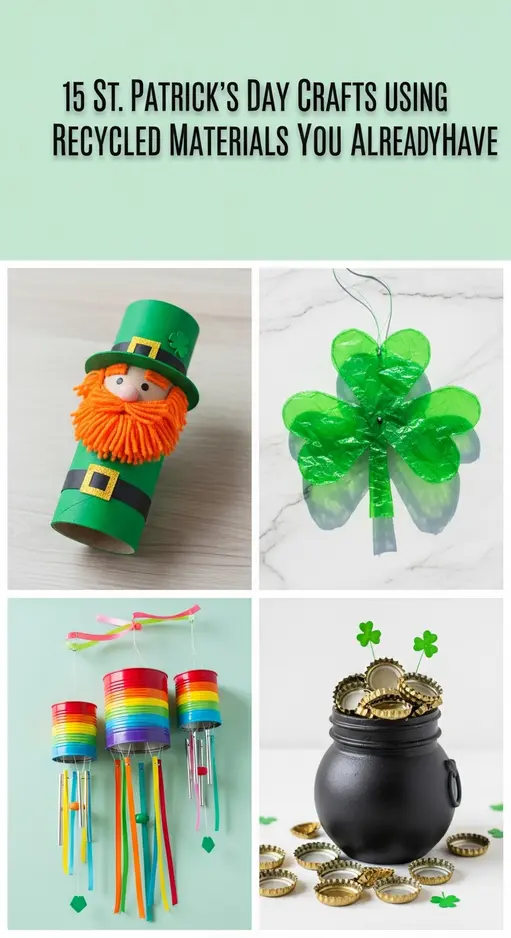 15 St. Patrick’s Day Crafts Using Recycled Materials You Already Have