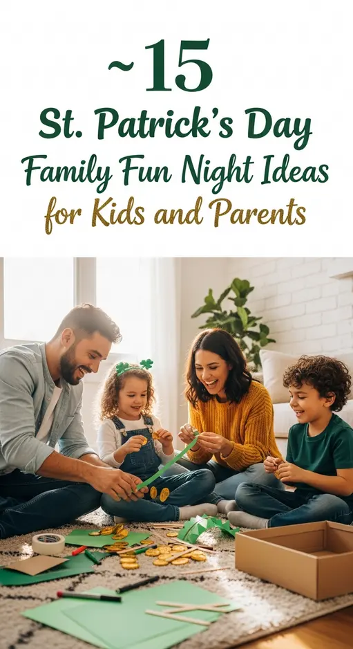 🎩 15 St. Patrick’s Day Family Fun Night Ideas to Celebrate Together! 🍀