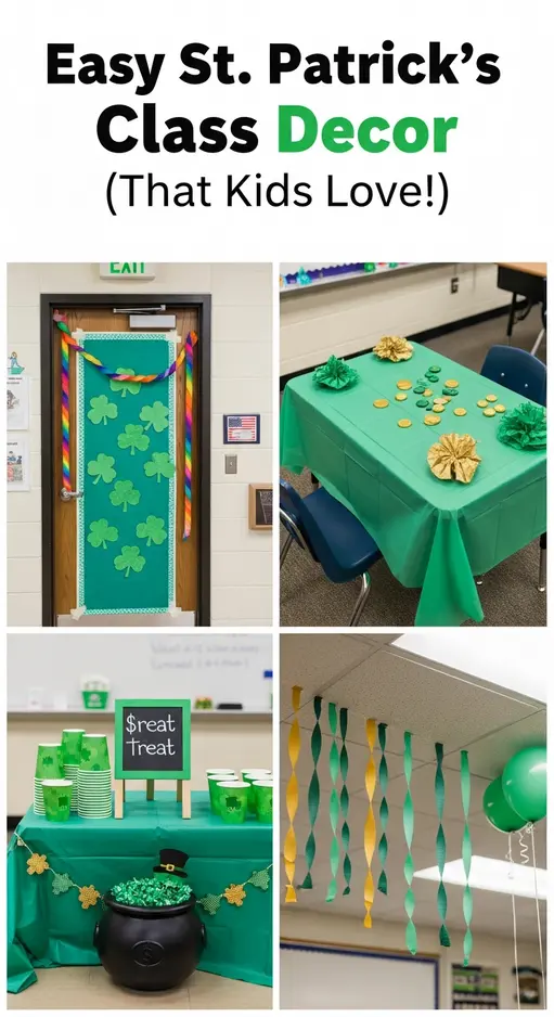 15 St. Patrick’s Day School Party Decorations Teacher Approved That Students Love