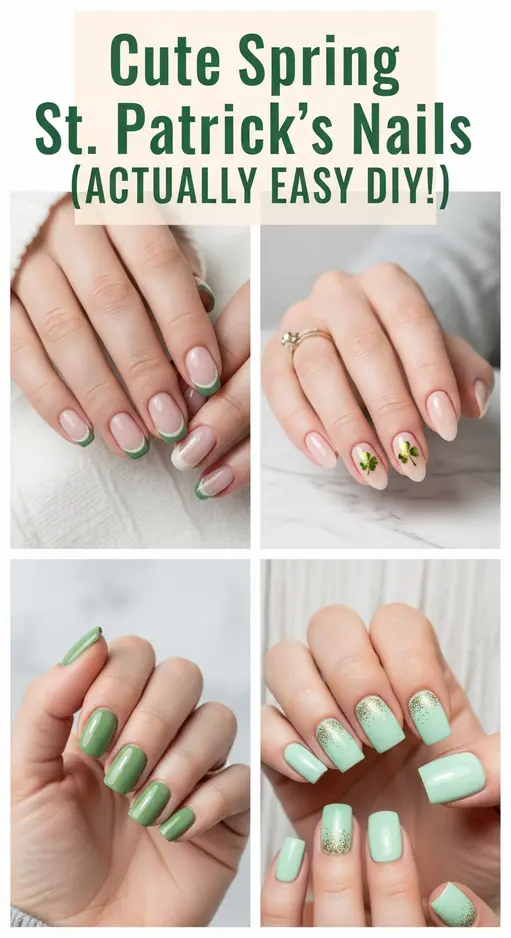 15 St Patrick’s Day Spring Nails Bridging Seasonal Transitions Beautifully