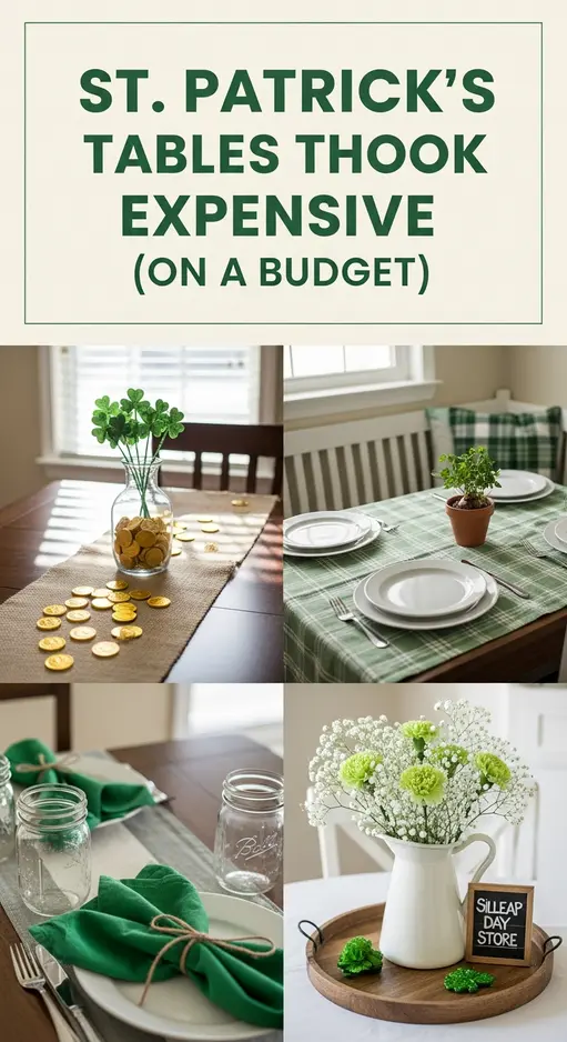 15 St. Patrick’s Day Table Decorations That Impress Every Guest (My Guests Always Ask Where I Got These)