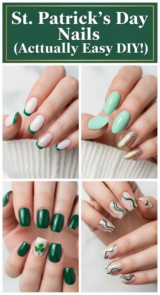 15 Stunning St Patrick’s Day Nail Designs for March 17th Celebrations