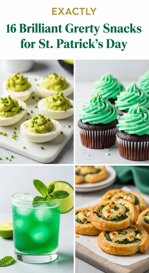 16 Brilliant Green Party Snacks for St. Patrick’s Day 2 16 Brilliant Green Party Snacks for St. Patrick’s Day