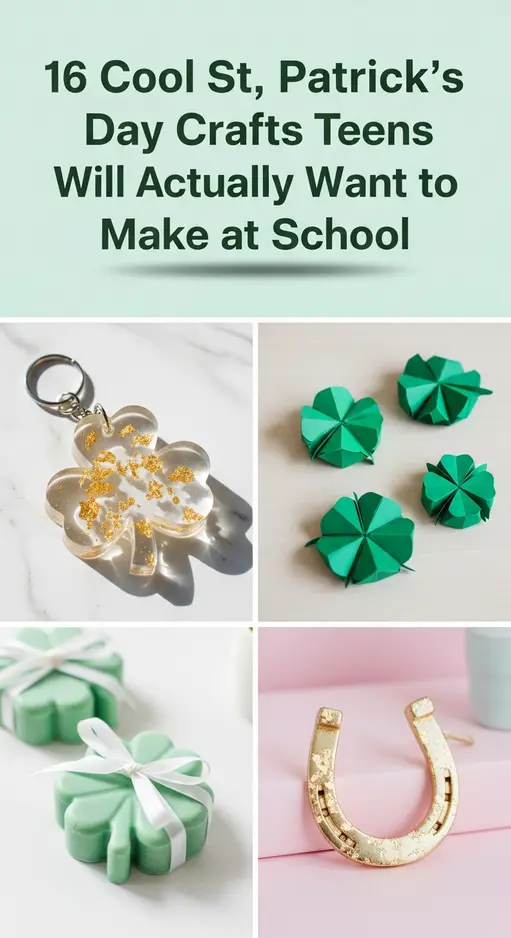 16 Cool St. Patrick’s Day Crafts Teens Will Actually Want to Make at School