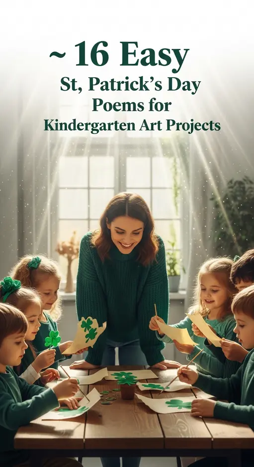 16 Easy St. Patrick’s Day Poems for Kindergarten Art Projects