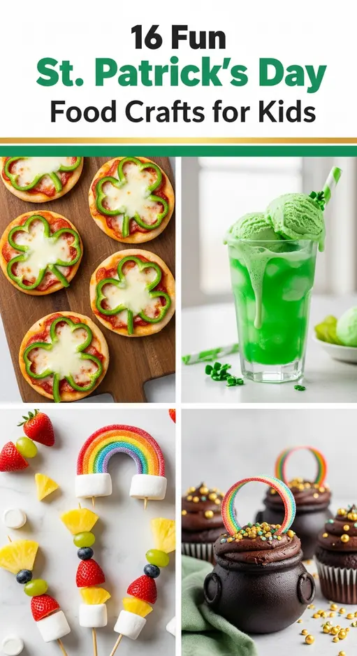 16 Fun St. Patrick’s Day Food Crafts for Kids